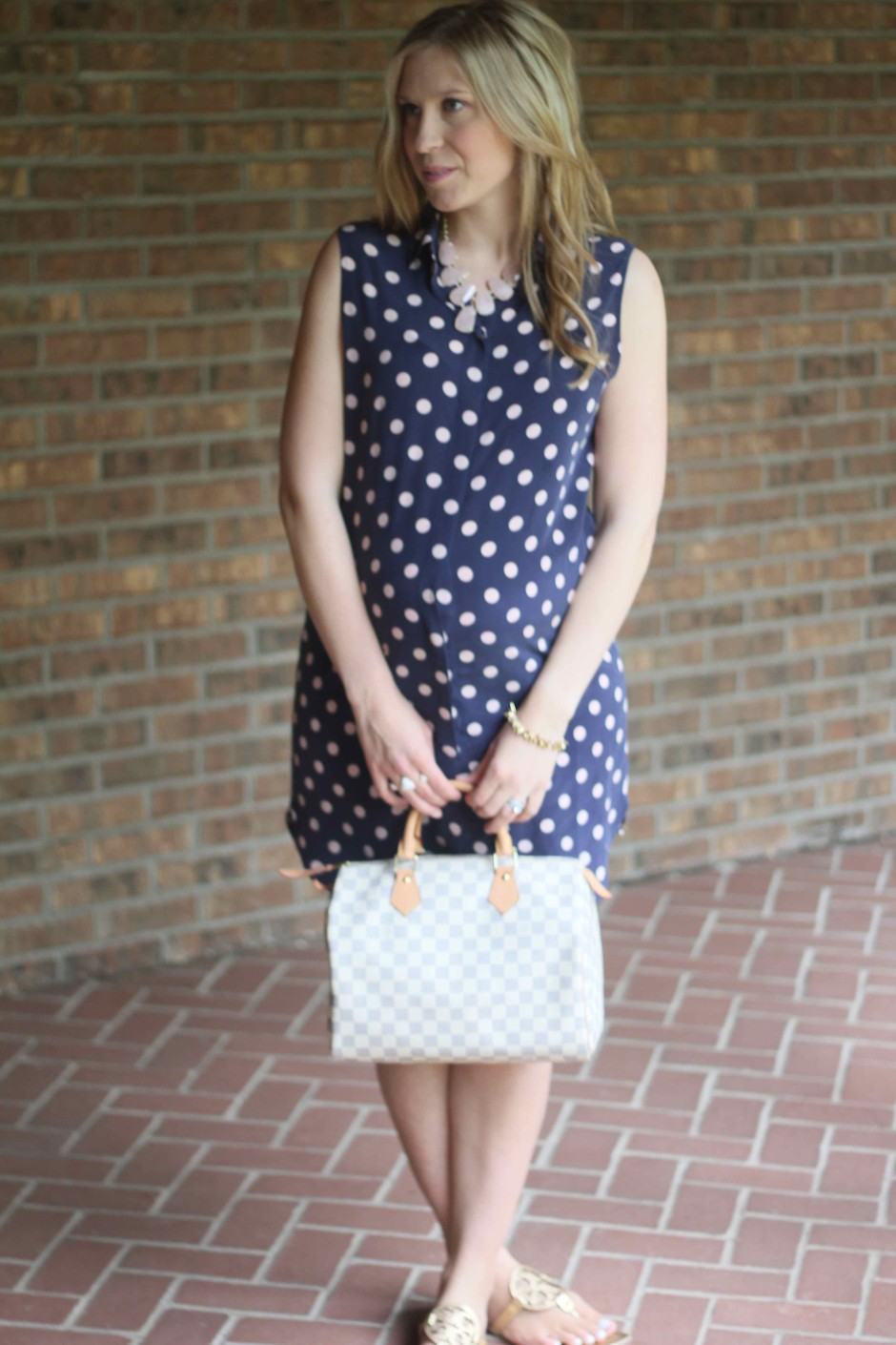 Equipment Shirtdress... Pink and Navy StripesPink and Navy Stripes