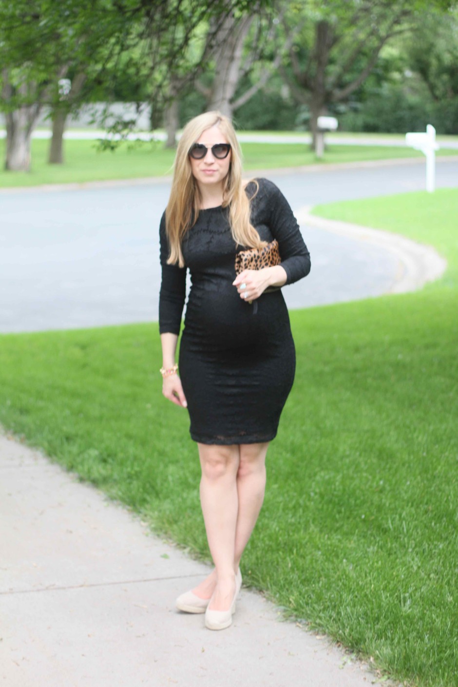 Style the Bump... - Pink and Navy StripesPink and Navy Stripes